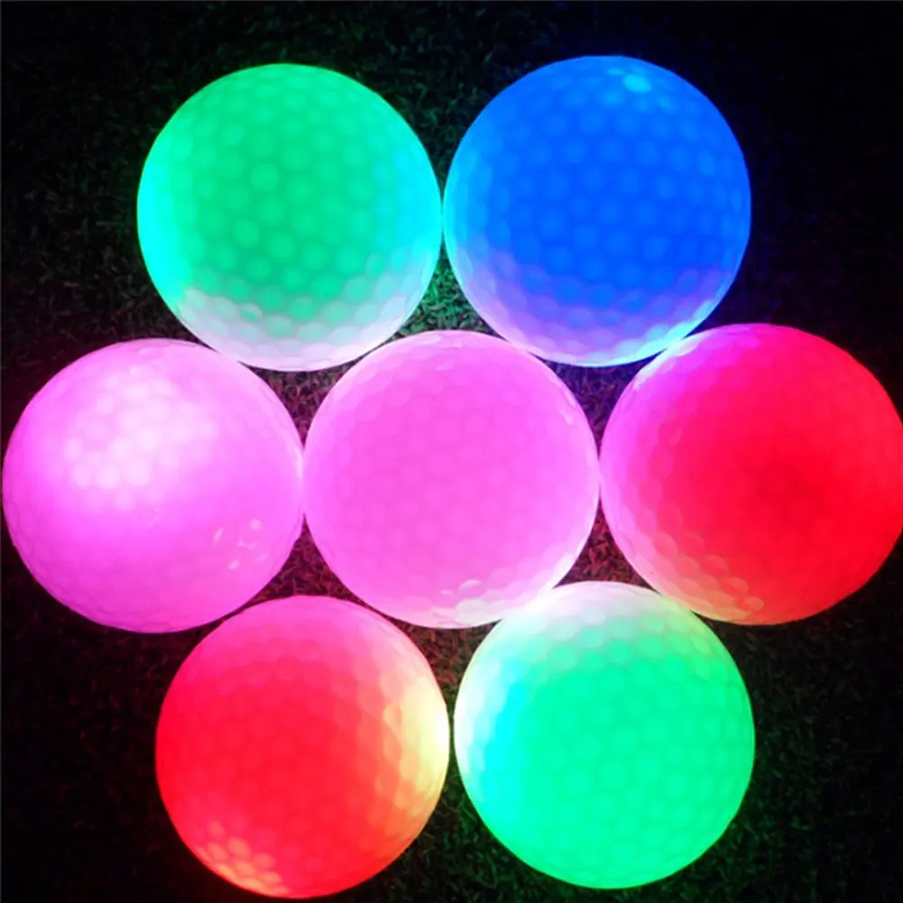 1 шт. электронное радио с фонариком мяч для гольфа темная Ночная Спортивная тренировка