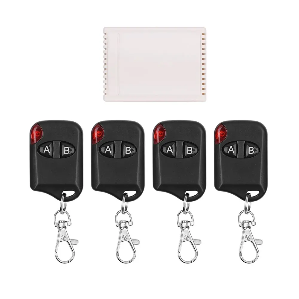 Fyt224 Dc24v 2ch Way релейный приемный модуль+ 4 Радиочастотный пульт дистанционного управления 433 м Универсальный беспроводной пульт дистанционного управления
