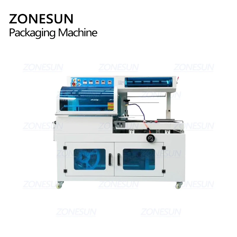 ZONESUN термоусадочная пленка упаковочная машина для косметики книга еда CD печенья Карта Упаковочная Машина