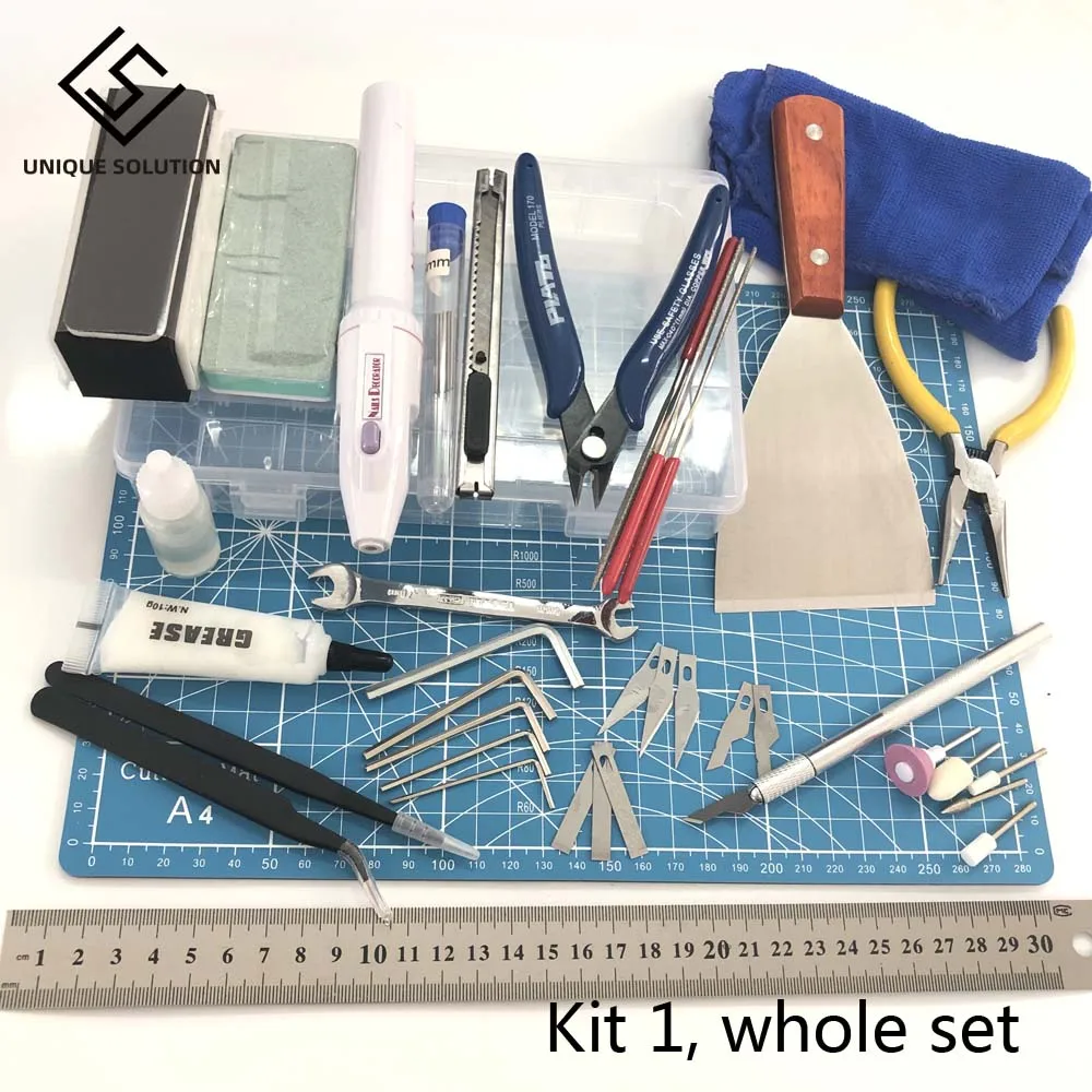 3D printer parts 3D Print Removal Tools kit complete 3D print finishing tool Retouch Use for