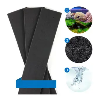 

Black Biochemical Foam Cotton Filter Sponge For Aquarium Fish Tank Pond