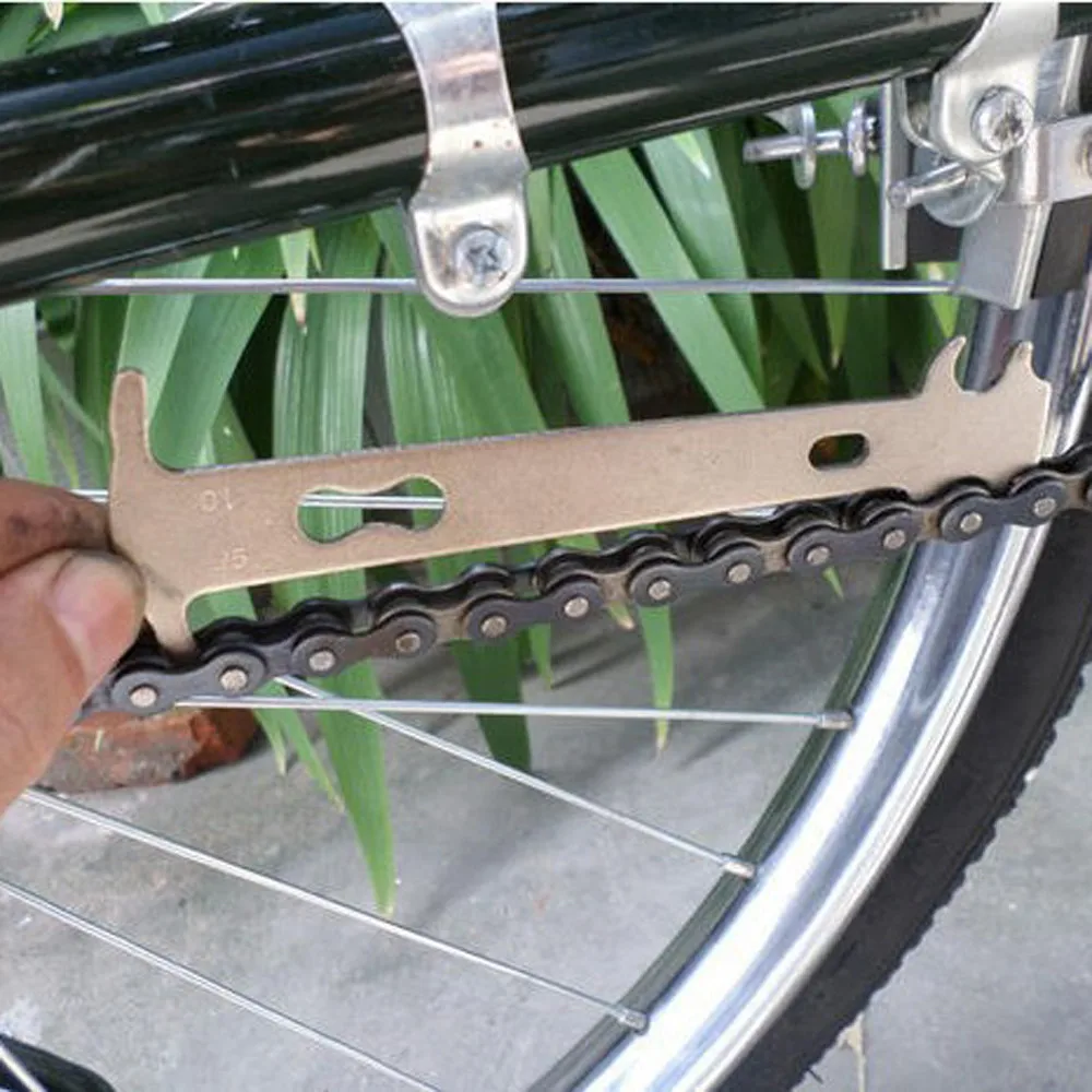 Vérificateur de chaîne de vélo - Indicateur d'usure de vélo Jauge de