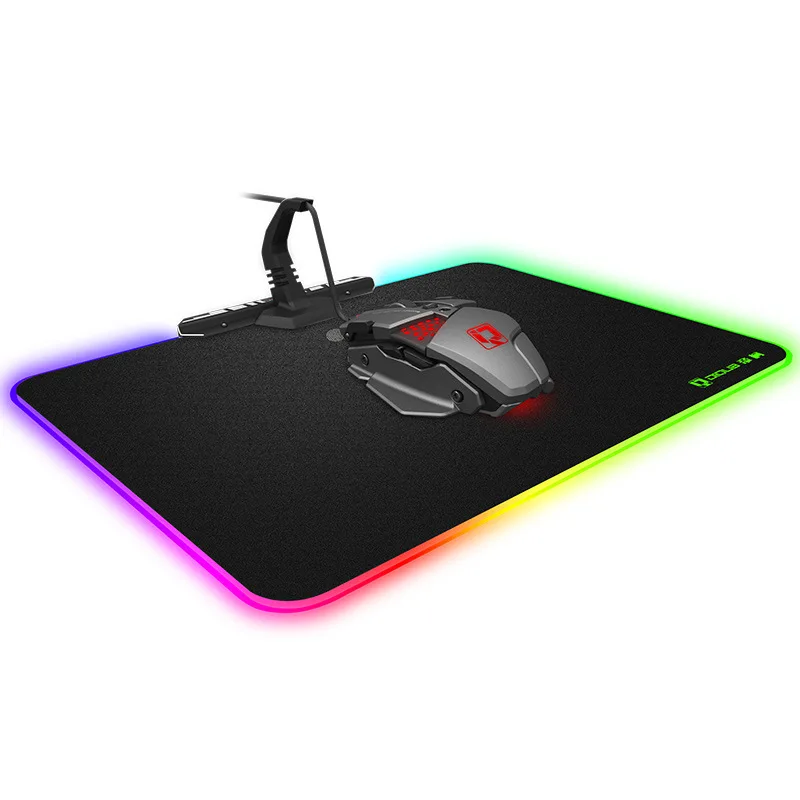 

RGB Shining Oversized Mouse Pad Customizable Game Table Mat Wireless Rechargeable Mouse Pad Aluminium Alloy Genus Mouse Pad