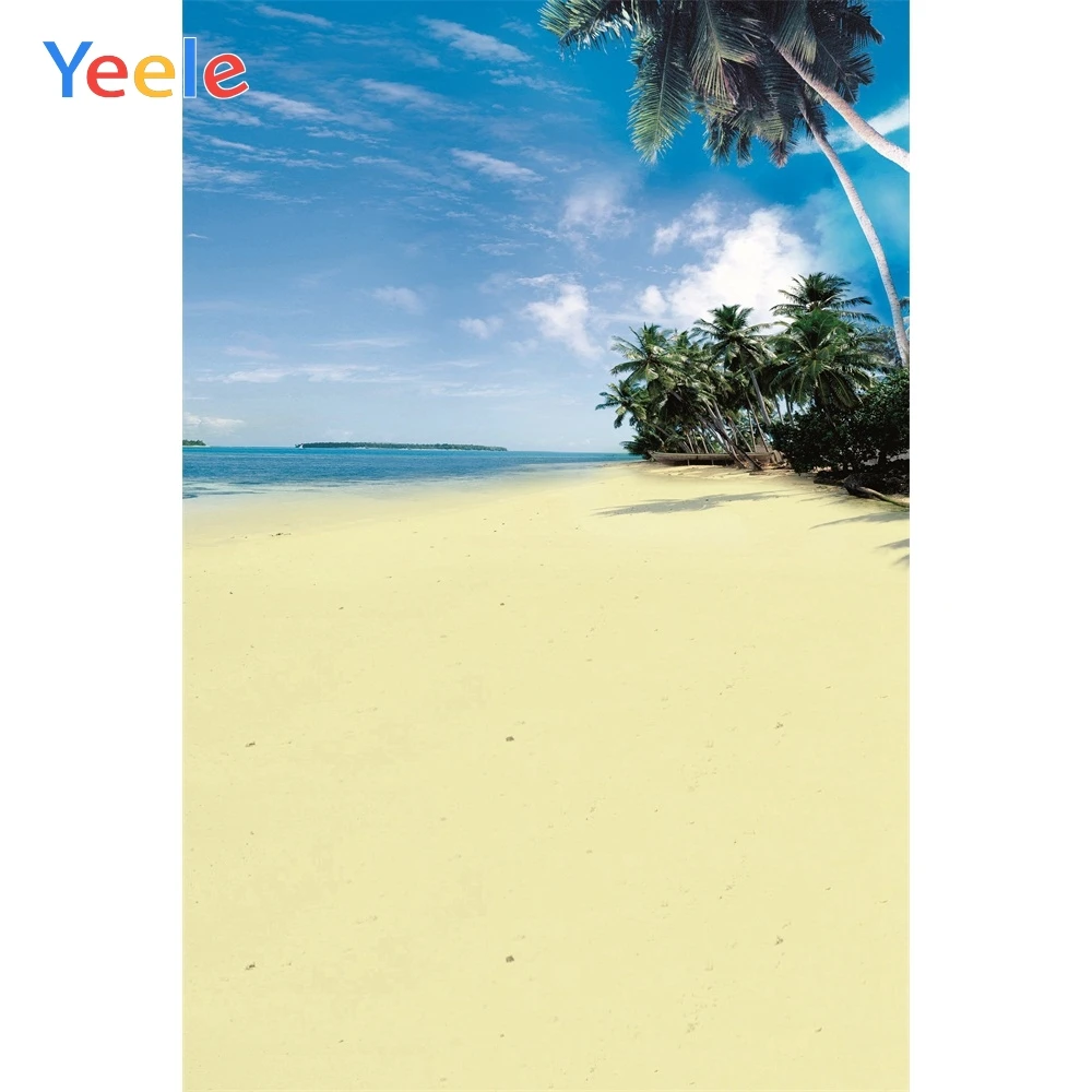 

Yeele Summer Seaside Photographic Backdrops Sea Beach Scene Kid Photography Photo Backgrounds Customized Screen For Photo Studio