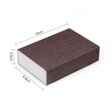 Импортная шлифовальная губка Блок Губка абразивная полировка бумаги губка для полировки блок тусклый Губка для полировки шлифовальный блок Песочная бумага