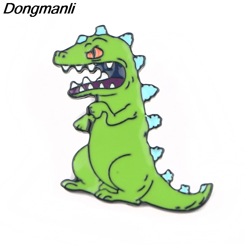P4096 Dongmanli Монстер металлические эмалированные булавки и броши для женщин модные