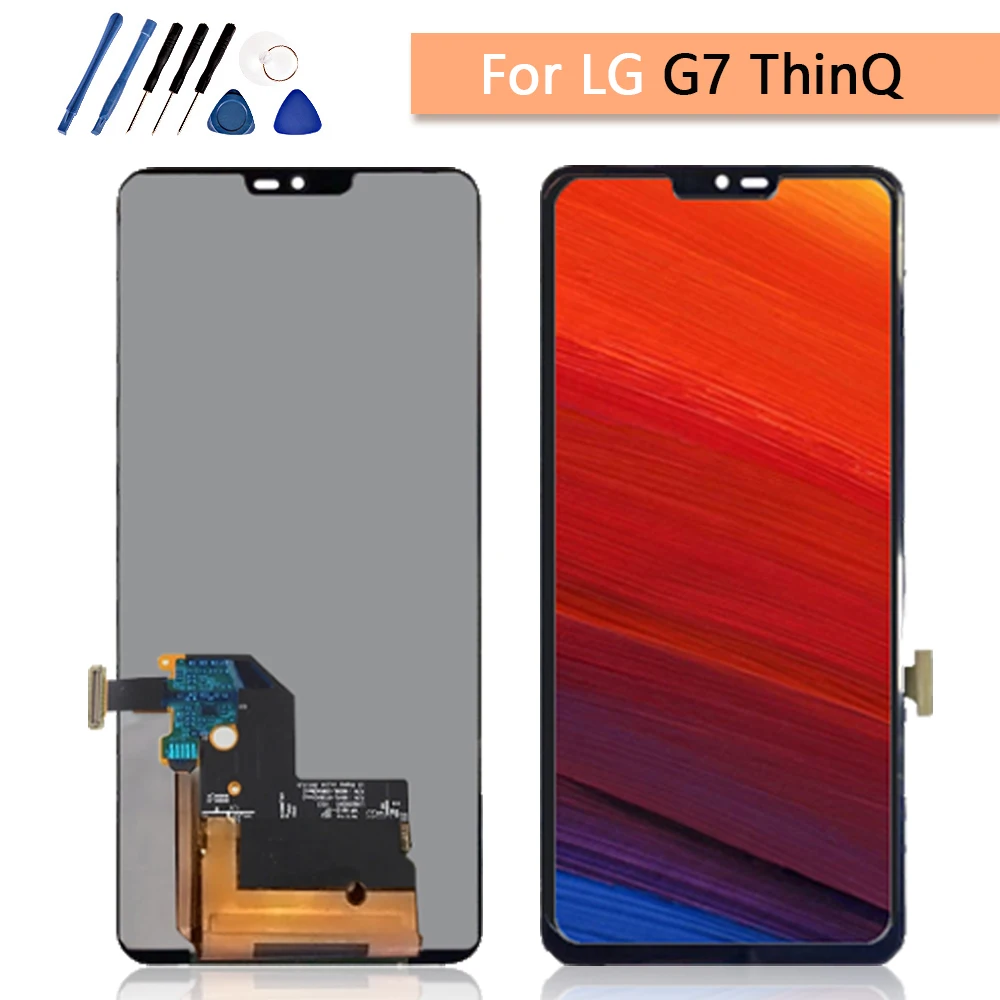 ЖК-дисплей для LG G7 ThinQ ЖК-сенсорный экран с дигитайзером сборка Запасная часть |