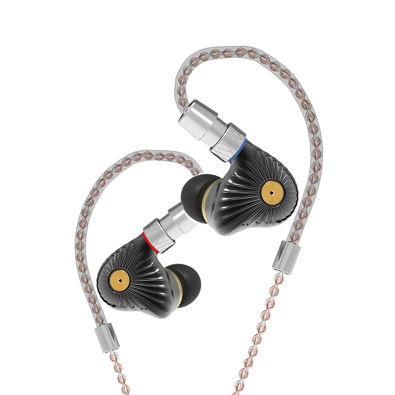 Senfer MT300 TDK EST Knowles Dyanmic EST BA DD Hybrid Hifi Music Monitor DJ Studio CNC Metal MMCX Audiophile Earphones Earbuds
