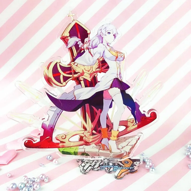 1 шт. 15 см аниме Honkai Impact 3 стоящая пластина стенд модель домашний стол фигурка на акриловой подставке модель пластины держатель торт Топпер