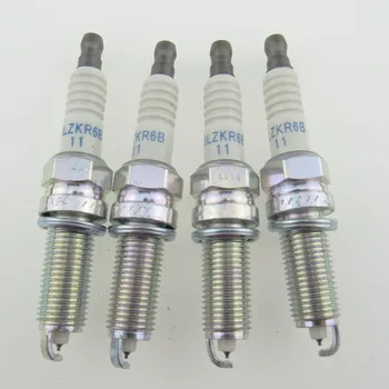 

4PCS 18855-10080 SILZKR6B-11 Car Iridium Spark Plugs for Hyundai i20 i30 CW ix20 Kia Carens III SILZKR6B11 1885510080