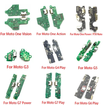 

USB Charger Charging Dock Port Connector Flex Cable For Motorola Moto G3 G5 G4 G6 G7 Play One Vision Action Power