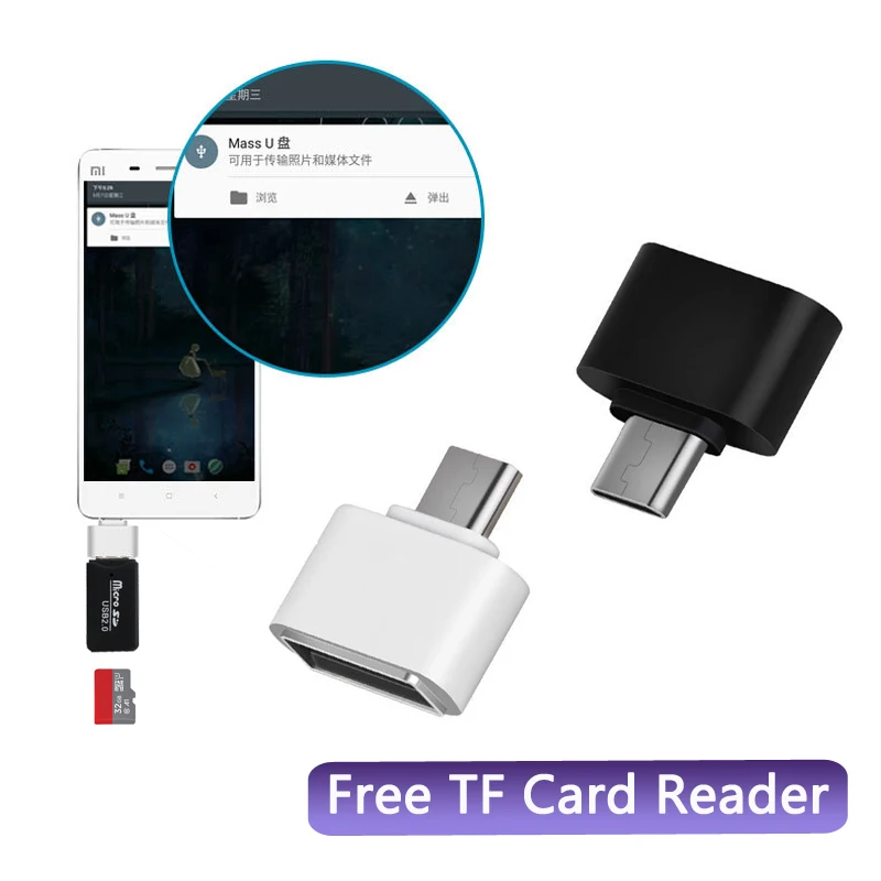 

USB Type C OTG Adapter USB C Male To Micro USB Female Cable Converters For Macbook USB To Type-c OTG for Samsung S8 Huawei