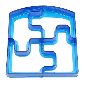 Puzzle Резак для сэндвича, резак для печенья, сделай сам, животное, динозавр, сердце, Бабочка, звезда, формы для хлеба, тортов, овощерезка, украшение свадебного торта - Цвет: Puzzle