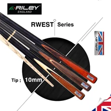 

Original RILEY High-end Excellent Handmade 3/4 Piece Snooker Cue Kit with Good Case with Extension 10mm Billiard Snooker Stick