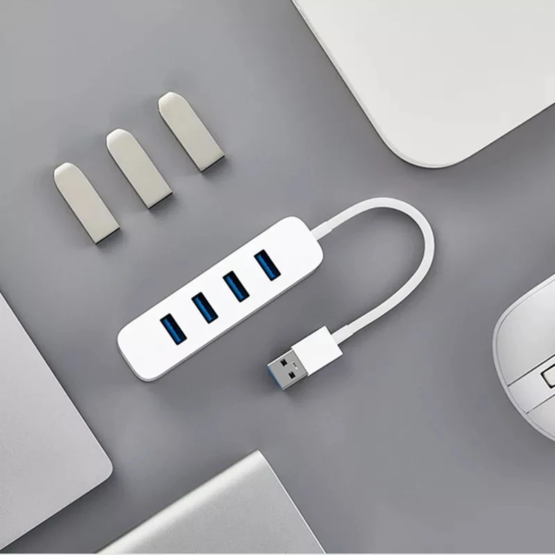 Xiaomi 4 порта USB3.0 хаб с резервным интерфейсом питания USB удлинитель концентратора удлинитель коннектор адаптер для планшетного компьютера