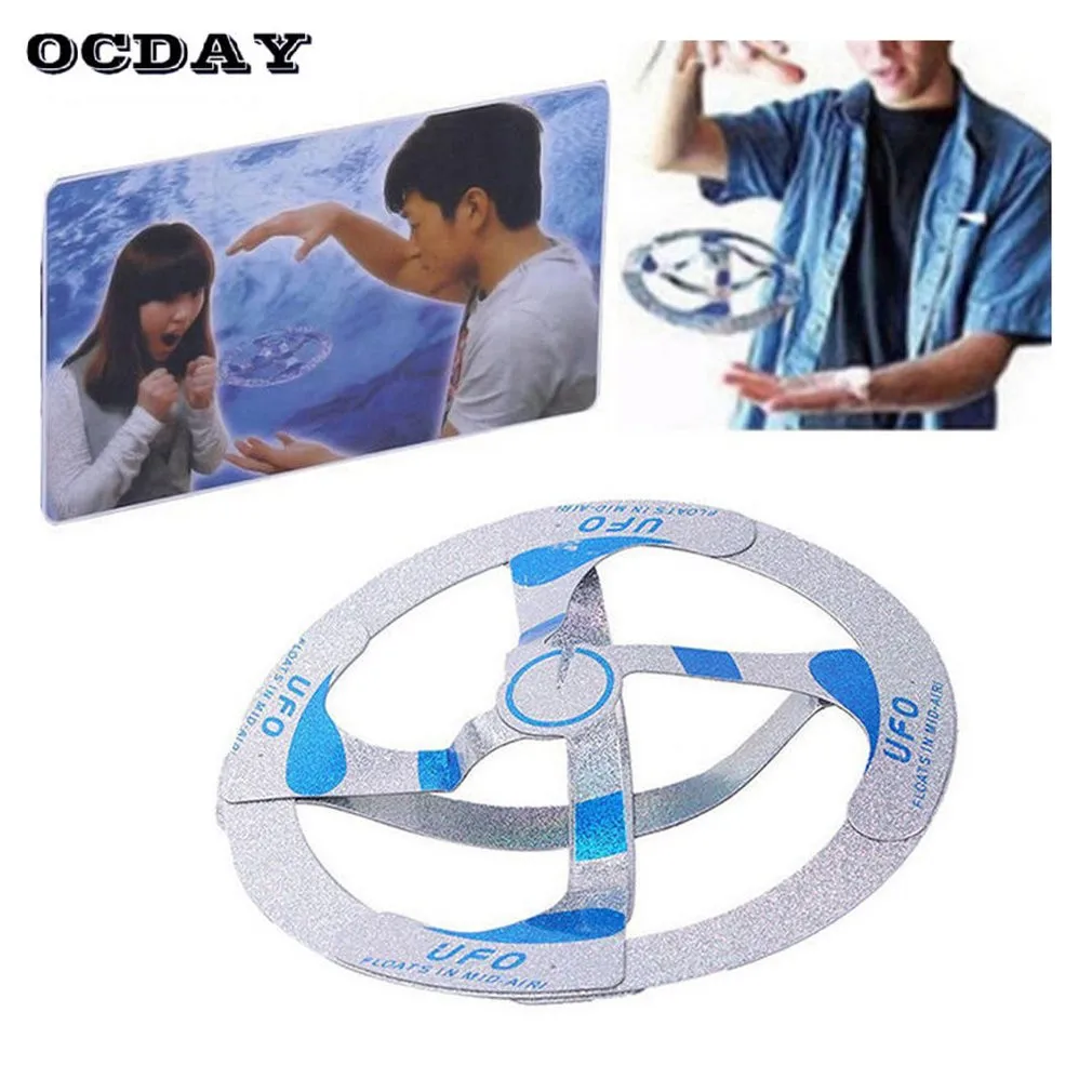 OCDAY UFO летающий диск подвесной воздушный плавающий летающая тарелка волшебная игрушка маг реквизит шоу инструмент волшебный трюк для детей Классические игрушки