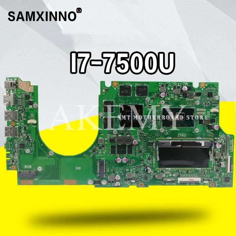С I7 7500U GTX950M/960M 4 ГБ 8 ГБ/RAM UX510UW материнская плата для ноутбука For Asus UX510 UX510UX UX510UXK UX510UWK