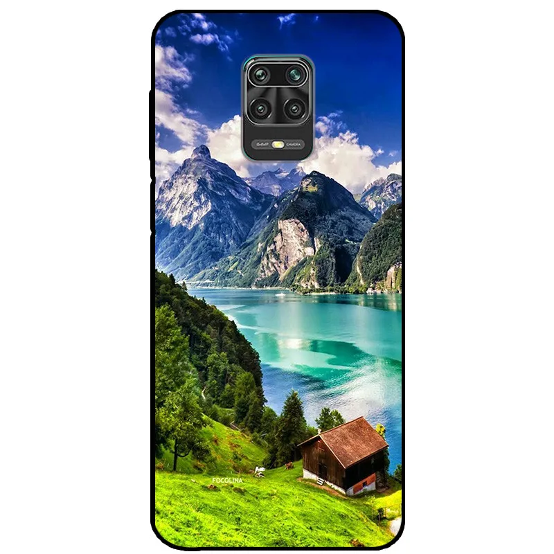 For Xiaomi Redmi Note 9S Case Soft Silicone Back Case for Xiaomi Redmi Note 9 Pro Note9s 9 s Case Redmi9 9S Black Phone Cover 