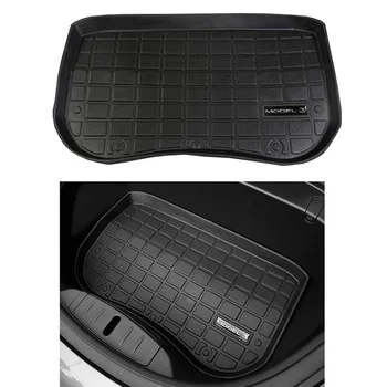 

Car Front Trunk Storage Mat Cargo Tray Trunk Waterproof Protective Pads Mat Compatible for Tesla Model 3 (Front Box Mat)