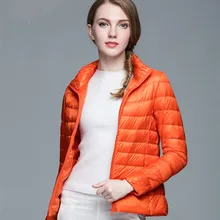 

2022 New Ultra-Light Women Winter Coat 60% White Duck Down Jackets O-Neck Portable Down Coats Female Jacket Warm Outerwear
