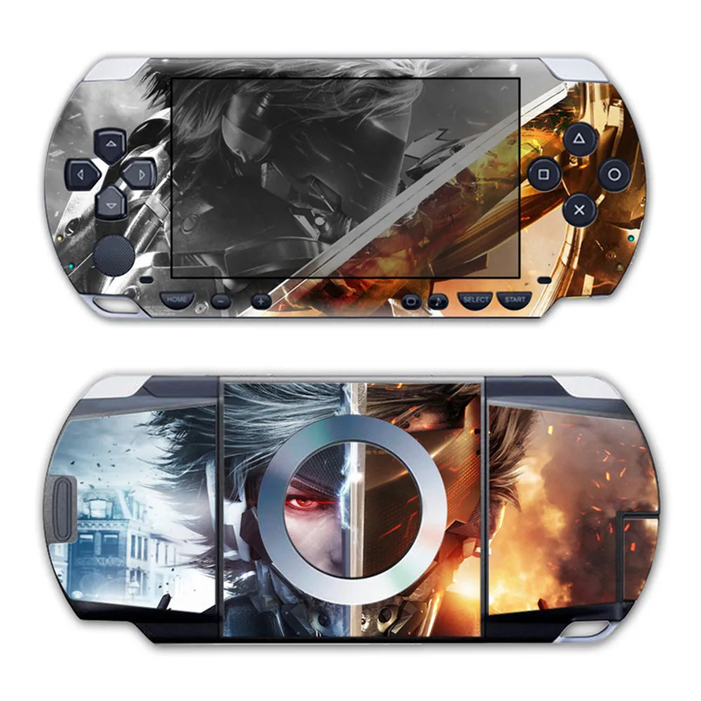 Free Drop Shipping High Quality Green Camo Design Games Accessories Vinyl Decal for PSP 1000 Skin Sticker 