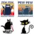 PEW PEW CAT iron on patches for clothing applique thermo stickers on clothes термочувствительный пользовательский патч Бесплатная доставка