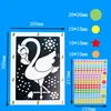 Funny Puzzle Dot Stickers For Kids Cute Cartoon Animal Drawing Mosaic Sticker Children Early Educational Patience Training Toys 3
