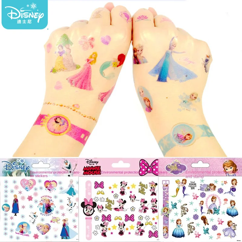 Waterproof Sticker Frozen Christmas-Gift Baby Minnie Designer Princess Kids Cartoon Cute