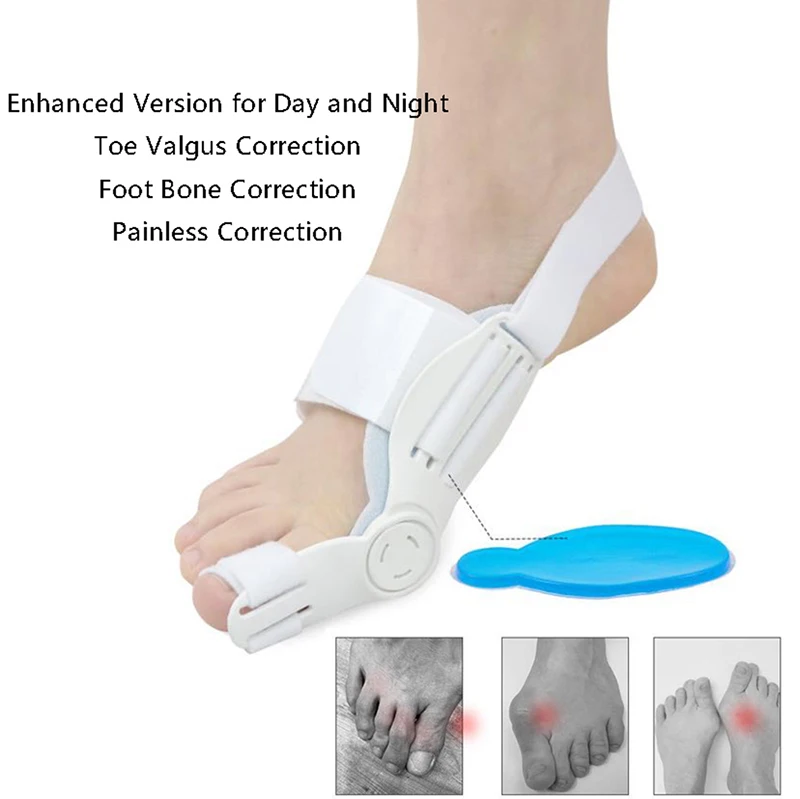 

1PC/1Pair Big Bone Toe Bunion Splint Straightener Corrector,Foot Pain Relief Hallux Valgus Feet Care Protector Foot Care Tools