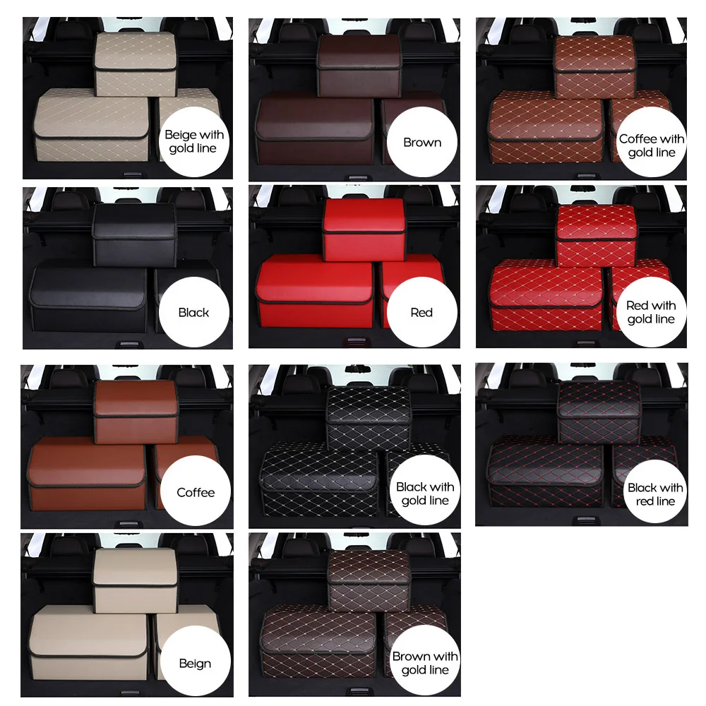 Foldable Multipurpose Car Folding Storage Box Organizer Case Auto Multi-use Tools Car organizer box Bags Box isolation layer