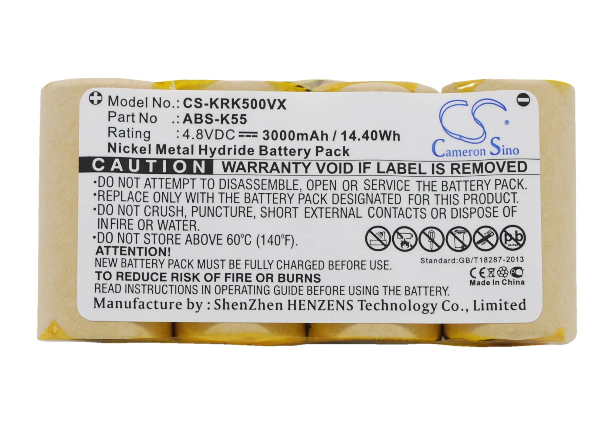 Аккумулятор Cameron Sino для Karcher K5.0 дисплей 10-EL 1 258-319 0 MO 12581120 NIMH 12581150 R 258-115 | Электроника
