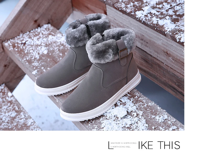 AX BOXING/зимние мужские кроссовки из коровьей замши; мужские кожаные ботинки для снежной погоды; обувь с высоким вырезом и двумя молниями; Мужская меховая плюшевая теплая обувь; ботиночки
