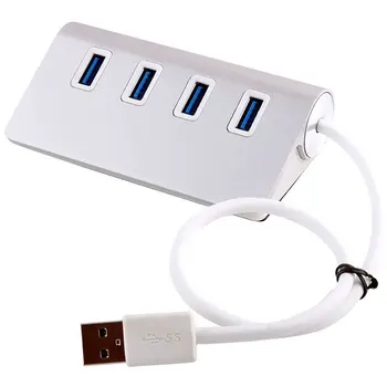 

USB HUB USB3.0 Hub 4-Port USB Splitter with LED USB Adapter for Macbook Pro PC Computer Accessories USB Hub