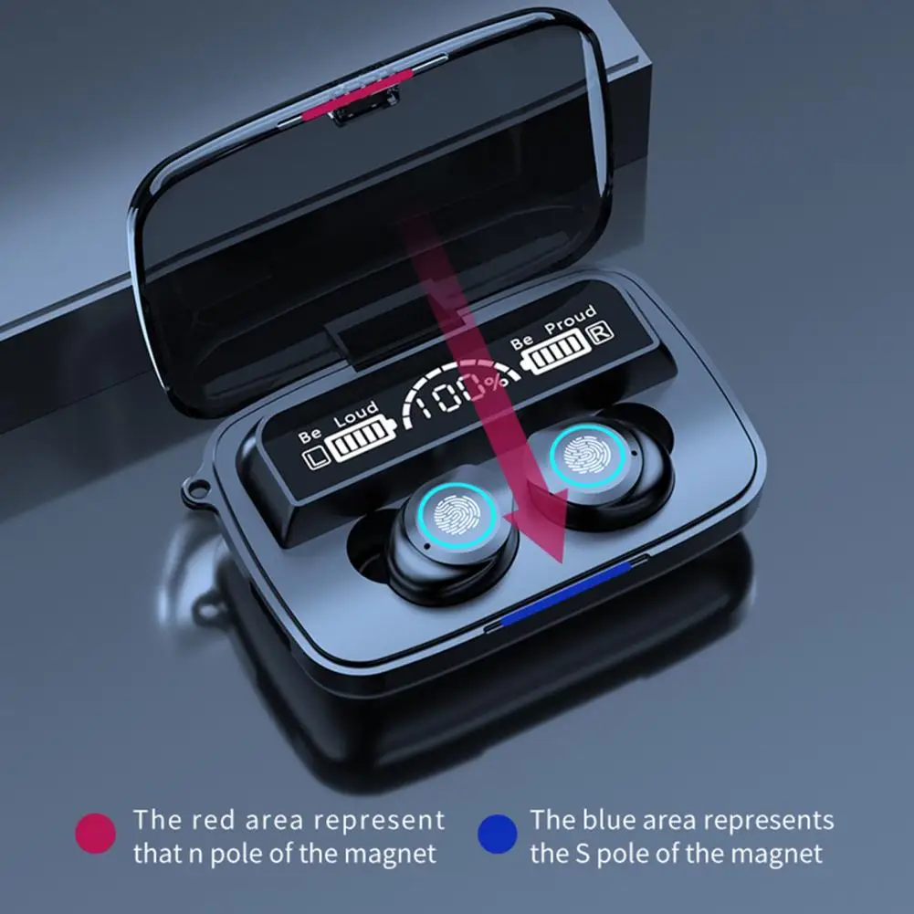 M17 наушники-вкладыши TWS с Беспроводной Bluetooth 5 0 Водонепроницаемый сенсорный