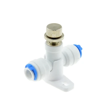 

Reverse Osmosis 1/4" Hose RO Water Flow Adjust Valve Regulator Waterflow Control Valve Connector Fitting Water Speed Controller