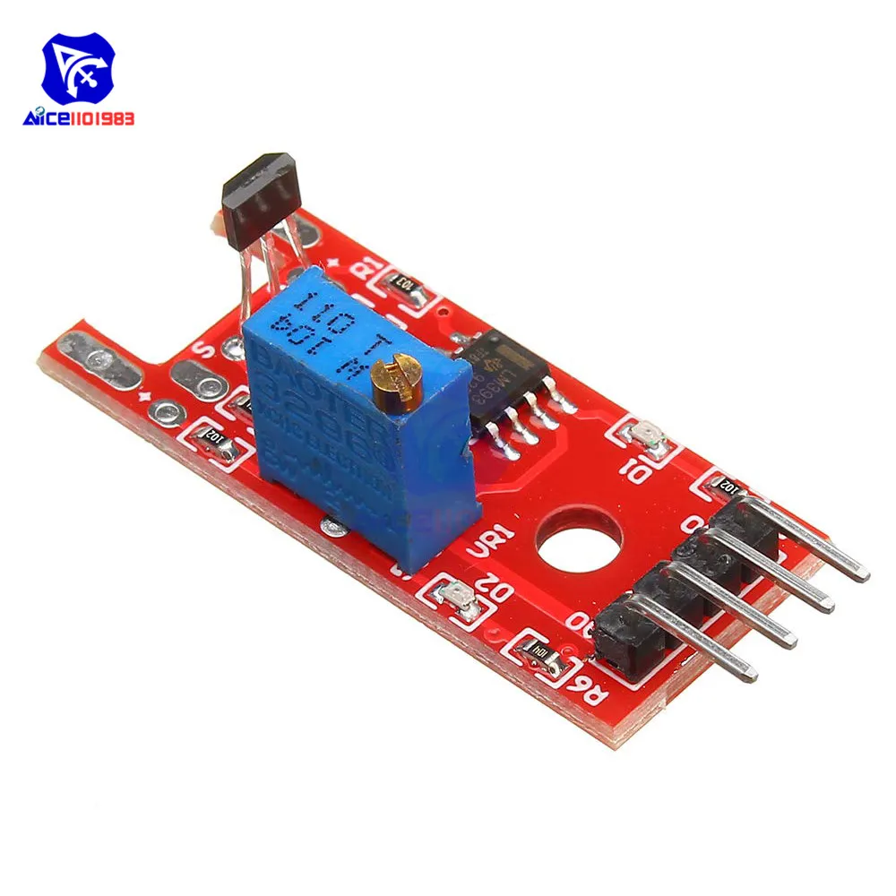 Магнитный Стандартный Линейный сенсорный модуль diymore Hall для Arduino AVR PIC KY-024 |