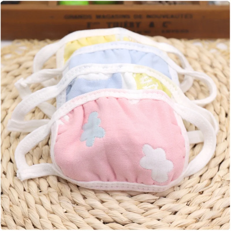

Baby Safety Mask Cotton Anti-Smog Children Cartoon Children Masks Six-Layer Gauze Autumn And Winter2020