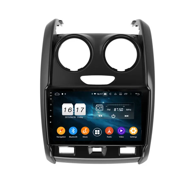 KLYDE Android 10 8 Core 4 + 64G Carplay 4G LTE автомобильное аудио Радио стерео ВИДЕО DVD плеер для duster