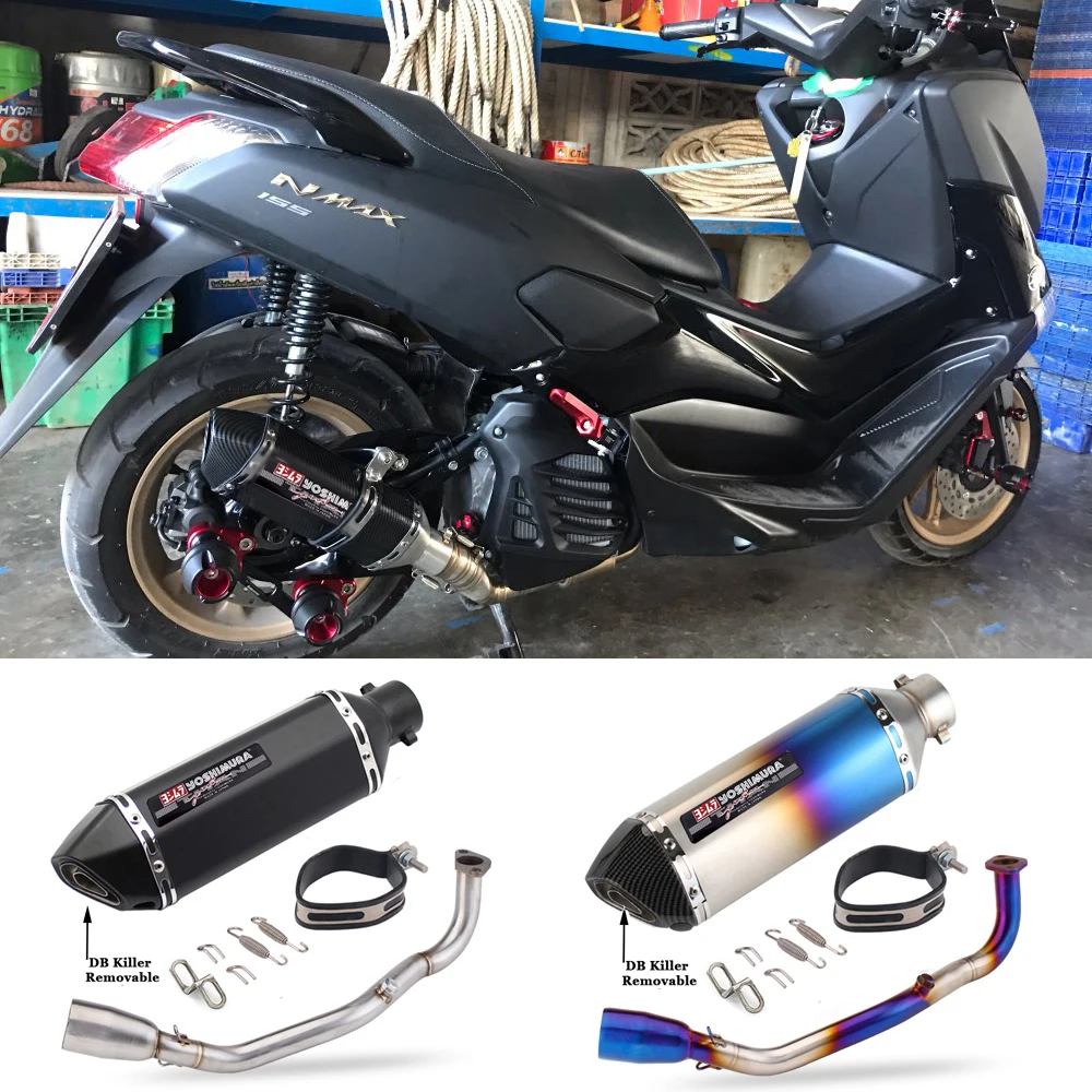Silenziatore Di Scarico Moto Yoshimura Db Killer Escape Moto Connect Link Slip On Per Yamaha Nmax 125 155 Nmax155 2020 2021