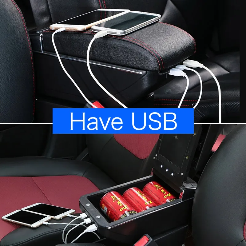 Vtear для Honda mobilio автомобильный подлокотник кожаный подлокотник USB коробка для хранения Стайлинг центральная консоль аксессуары украшение автомобиля