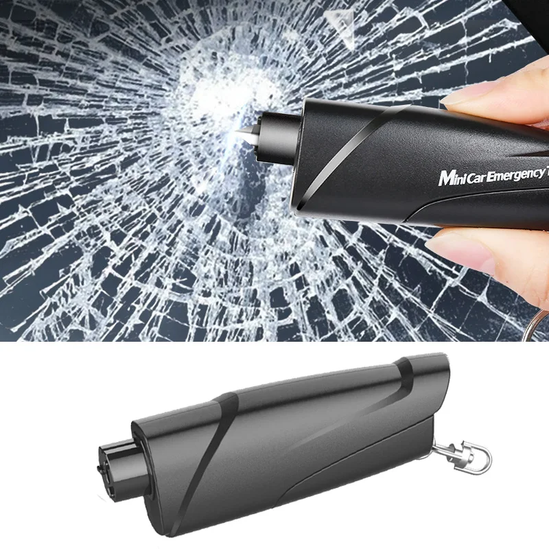 Safety Hammer Car Emergency Rescue Kit Key Chain Knife Life Saving Seat Belt Cutter Window Breaker Glass Emergency Hammer safety hammer
