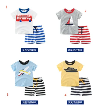 

2020 tz children's clothing summer new children's suit spring and summer children's clothes boy clothing baby two-piece suit