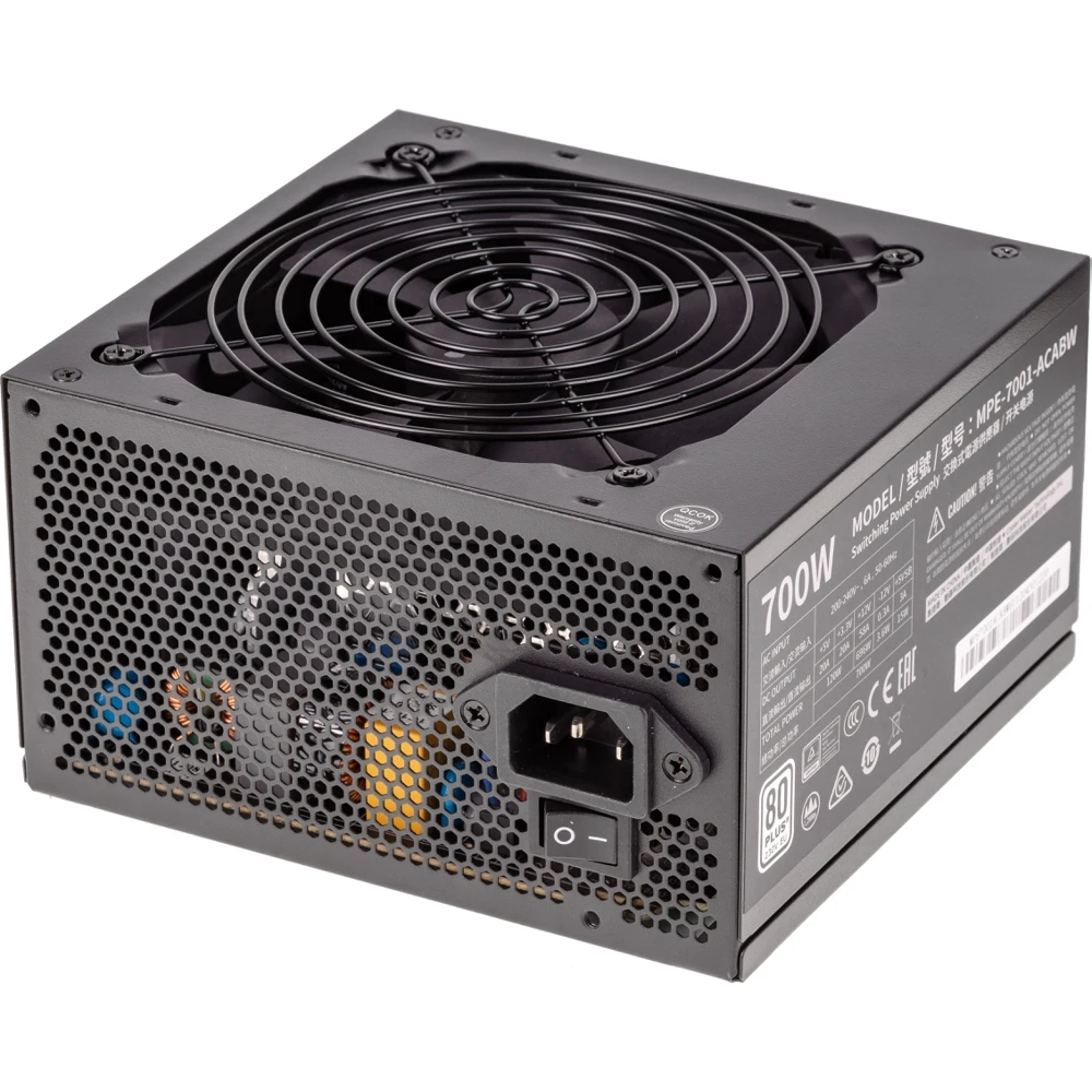 Блок питания COOLER MASTER MWE White V2 700Вт 120мм черный retail [mpe-7001-acabw-eu] | Компьютеры и офис