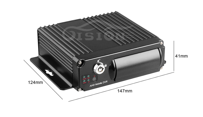 Único SD HD 4CH DVR, gravador de