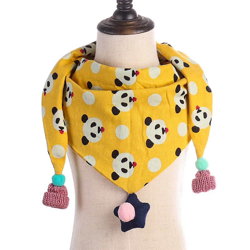15 Популярный клетчатый платок в горошек для маленьких девочек; зимний шейный платок; Лидер продаж; Детские шарфы; Теплые воротники из хлопка высокого качества - Цвет: 15