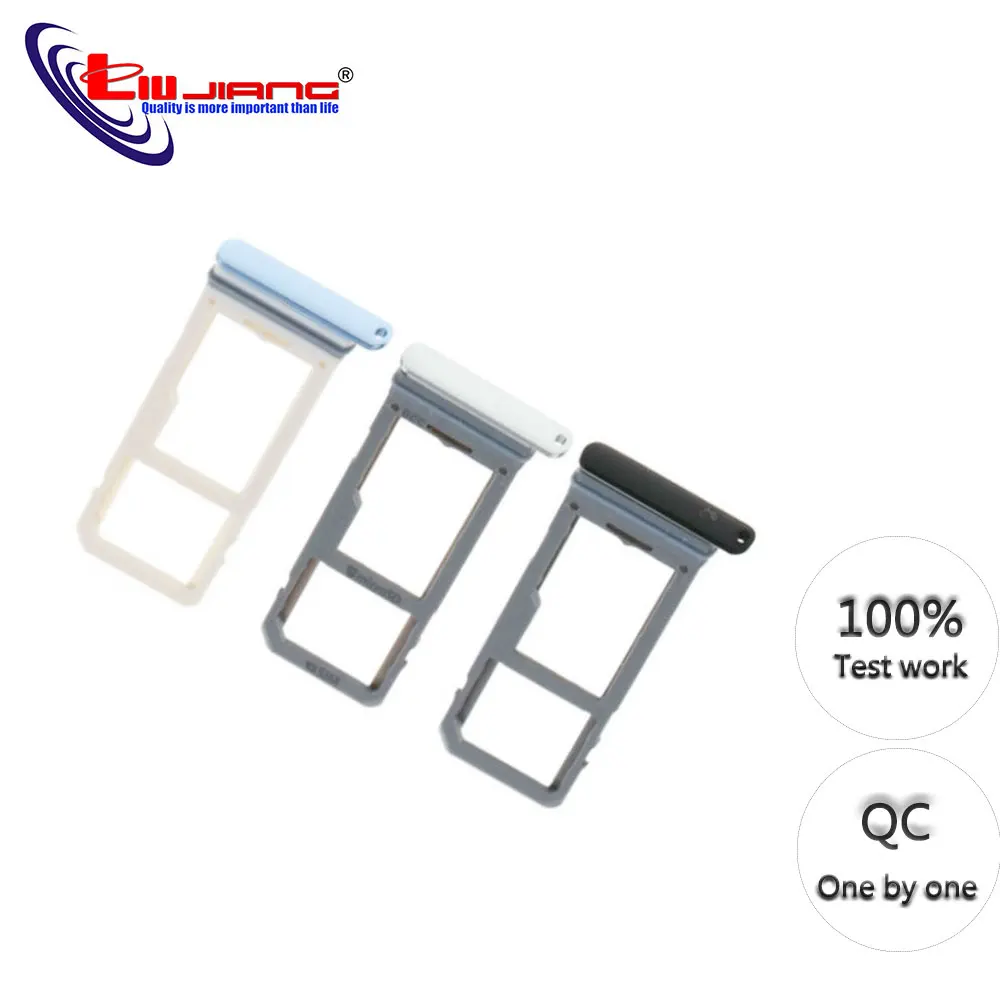 

Original new For Samsung Galaxy S8 G950 S8 Plus G955 SIM Card Tray Sim Single Dual Version Card Holder Slot