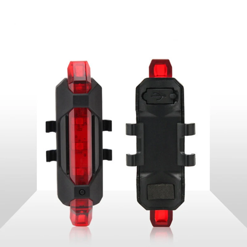 Excellent Bike Bicycle Light LED Taillight Rear Tail Safety Warning Cycling Lights USB Rechargeable or Battery Front Flashlight TSLM2 12
