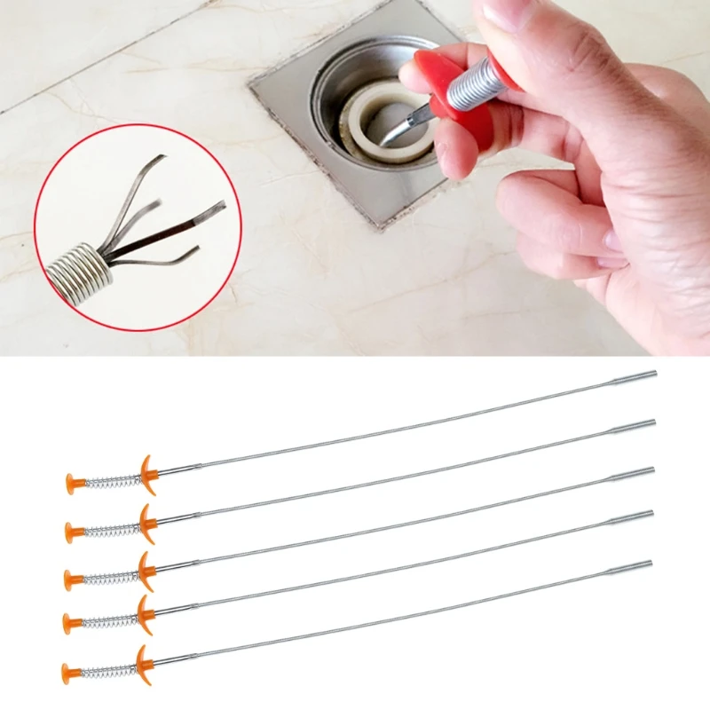 Flexible Long Reach Claw Pick Up Narrow Bend Curve Grabber Tool Spring Grip 60cm 28TC