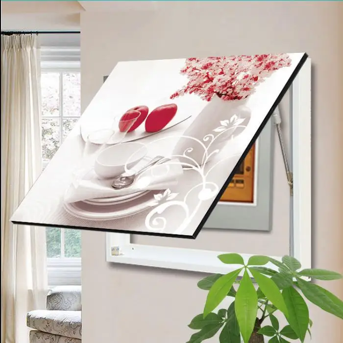

Dropshipping Electric Meter Box Cover Canvas Home Wall Decor Art Oil Painting Pictures Distribution Box Cover Home Decoration