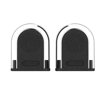 

1 Pair Lightweight Portable Fashion Minimalism Dual Wireless Bluetooth Speaker Magnet Bluetooth 4.2 Speakers Outdoor Speakers